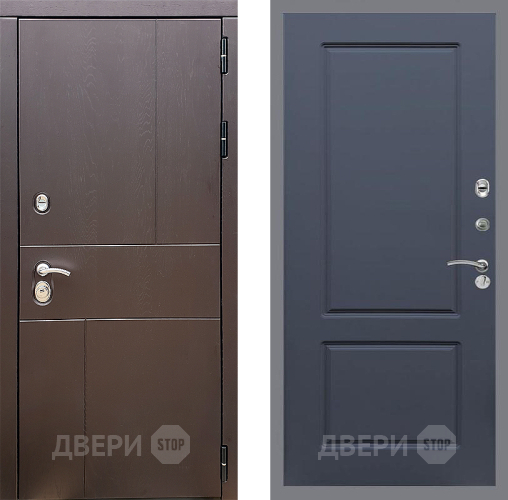 Дверь Стоп УРБАН ФЛ-117 Силк титан в Коломне