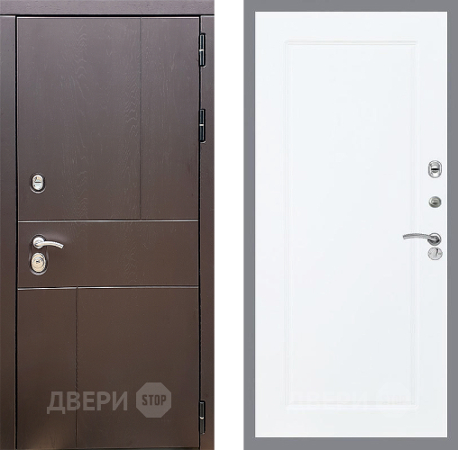 Входная металлическая Дверь Стоп УРБАН ФЛ-119 Силк Сноу в Коломне