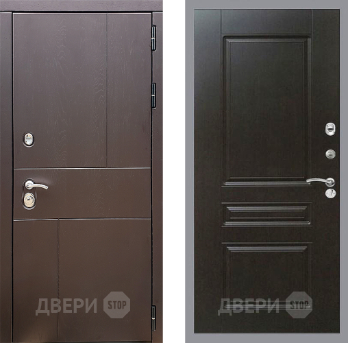 Дверь Стоп УРБАН ФЛ-243 Венге в Коломне