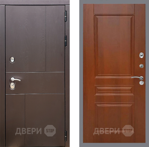 Входная металлическая Дверь Стоп УРБАН ФЛ-243 Итальянский орех в Коломне