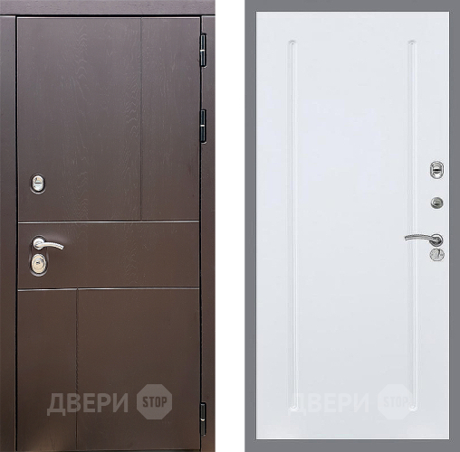Дверь Стоп УРБАН ФЛ-68 Силк Сноу в Коломне
