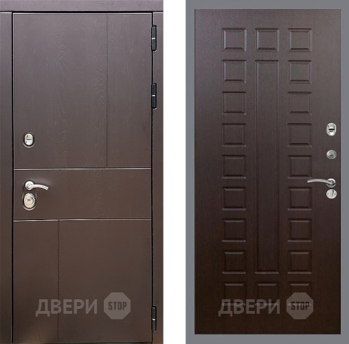 Входная металлическая Дверь Стоп УРБАН ФЛ-183 Венге в Коломне