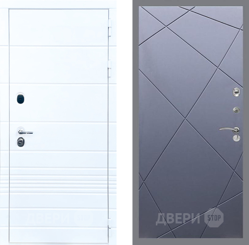 Дверь Стоп ТРЕНДО ФЛ-291 Силк титан в Коломне