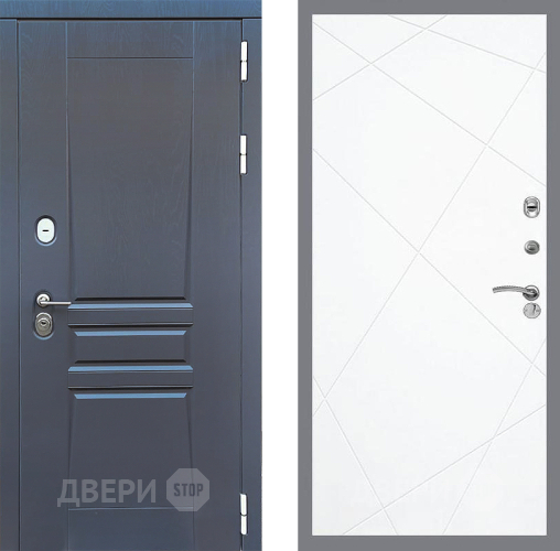 Входная металлическая Дверь Стоп ПЛАТИНУМ ФЛ-291 Силк Сноу в Коломне