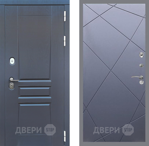 Дверь Стоп ПЛАТИНУМ ФЛ-291 Силк титан в Коломне