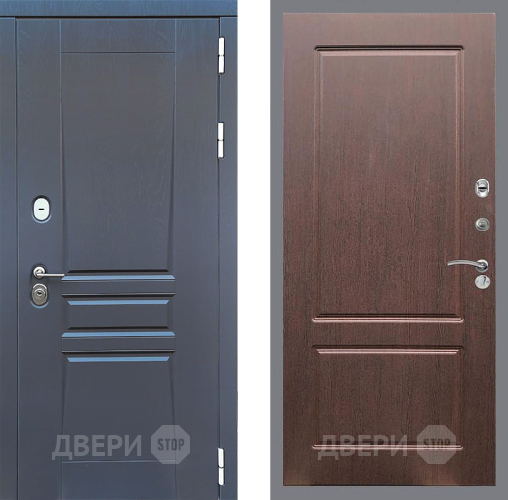Дверь Стоп ПЛАТИНУМ ФЛ-117 Орех премиум в Коломне