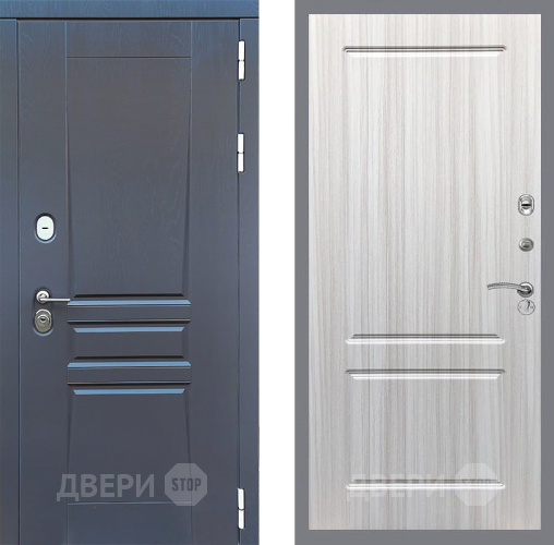 Входная металлическая Дверь Стоп ПЛАТИНУМ ФЛ-117 Сандал белый в Коломне