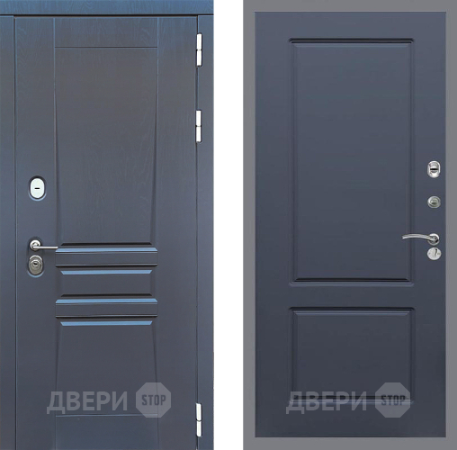 Входная металлическая Дверь Стоп ПЛАТИНУМ ФЛ-117 Силк титан в Коломне