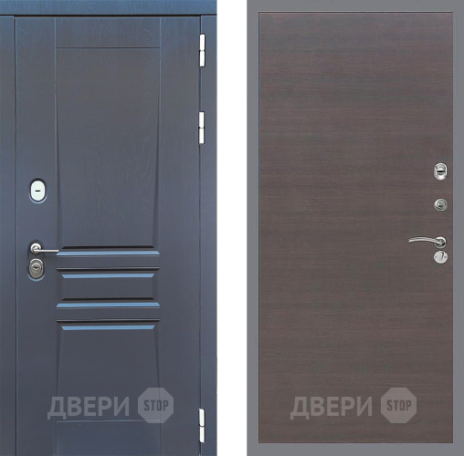 Дверь Стоп ПЛАТИНУМ Гладкая венге поперечный в Коломне