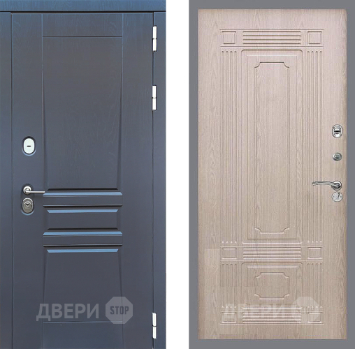 Входная металлическая Дверь Стоп ПЛАТИНУМ ФЛ-2 Беленый дуб в Коломне