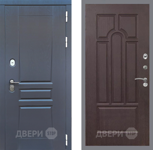 Входная металлическая Дверь Стоп ПЛАТИНУМ ФЛ-58 Венге в Коломне