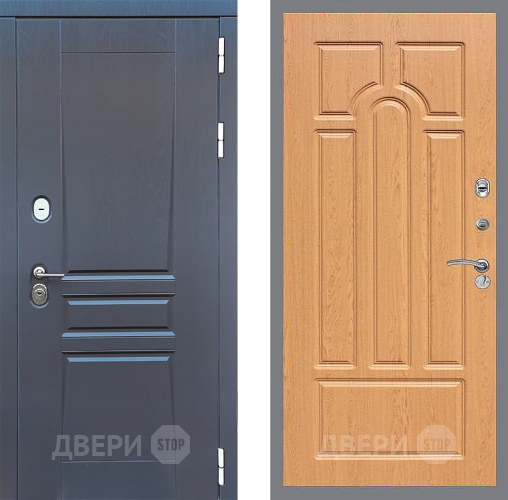 Входная металлическая Дверь Стоп ПЛАТИНУМ ФЛ-58 Дуб в Коломне