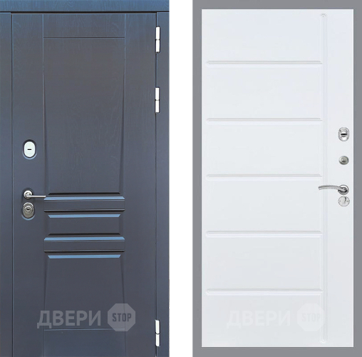 Входная металлическая Дверь Стоп ПЛАТИНУМ ФЛ-102 Белый ясень в Коломне