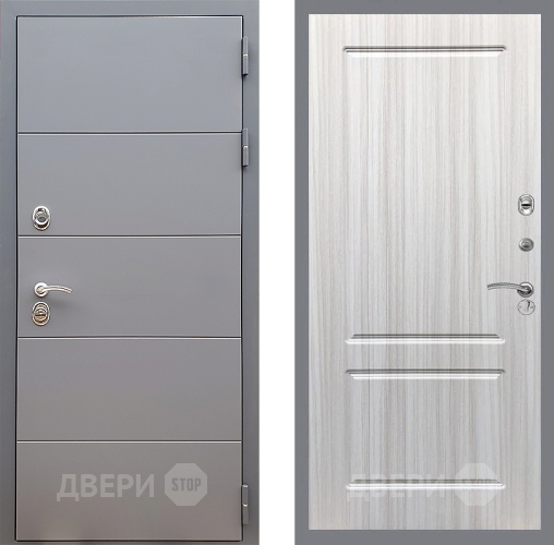 Дверь Стоп АРТ ГРАФИТ ФЛ-117 Сандал белый в Коломне