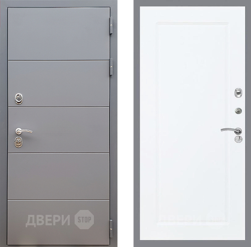 Дверь Стоп АРТ ГРАФИТ ФЛ-119 Силк Сноу в Коломне