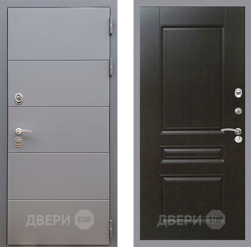 Дверь Стоп АРТ ГРАФИТ ФЛ-243 Венге в Коломне