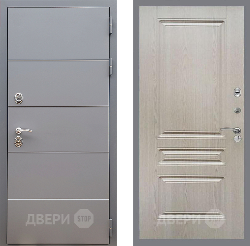 Дверь Стоп АРТ ГРАФИТ ФЛ-243 Беленый дуб в Коломне