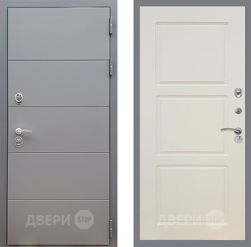 Дверь Стоп АРТ ГРАФИТ ФЛ-3 Шампань в Коломне