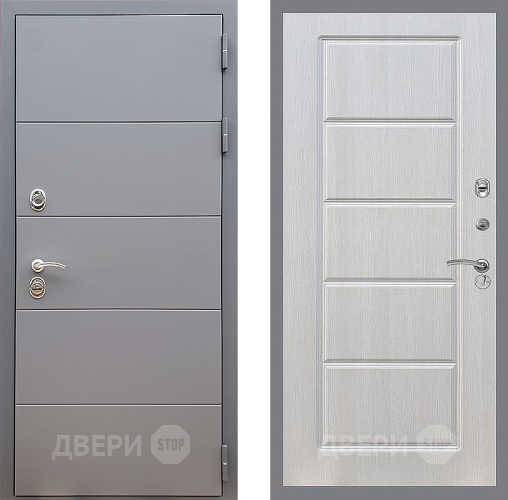 Входная металлическая Дверь Стоп АРТ ГРАФИТ ФЛ-39 Лиственница беж в Коломне