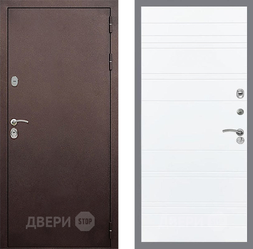 Входная металлическая Дверь Стоп КЛАССИК Медь Лайн Силк Сноу в Коломне