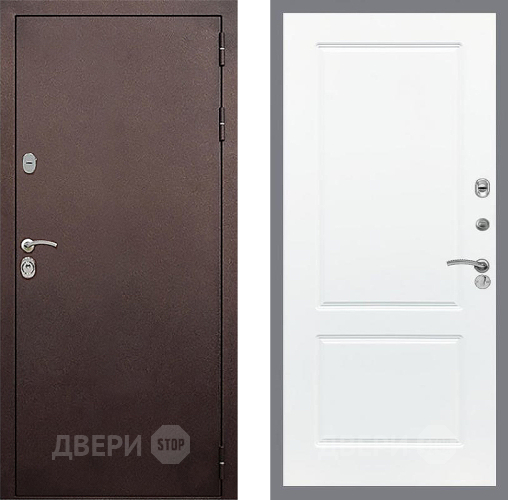 Дверь Стоп КЛАССИК Медь ФЛ-117 Силк Сноу в Коломне