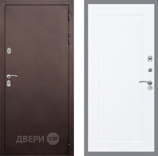 Дверь Стоп КЛАССИК Медь ФЛ-119 Силк Сноу в Коломне