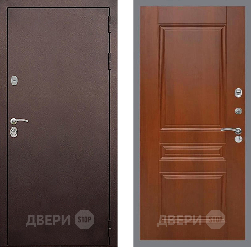 Дверь Стоп КЛАССИК Медь ФЛ-243 Итальянский орех в Коломне