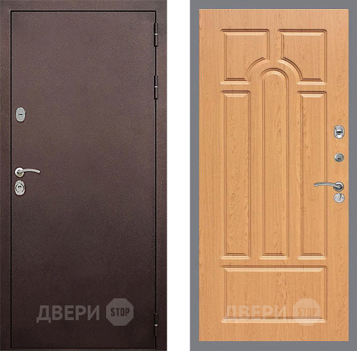 Дверь Стоп КЛАССИК Медь ФЛ-58 Дуб в Коломне