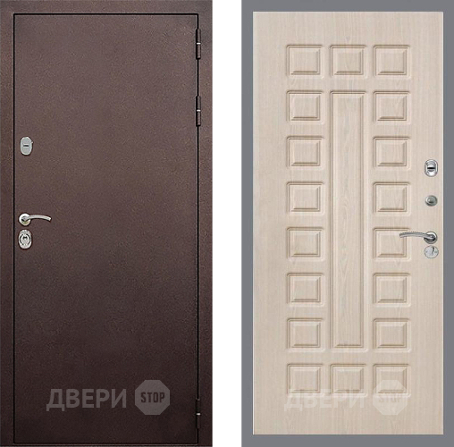 Дверь Стоп КЛАССИК Медь ФЛ-183 Беленый дуб в Коломне