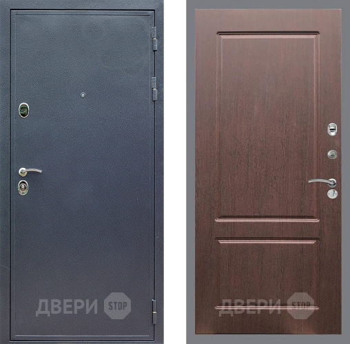 Входная металлическая Дверь Стоп СИЛЬВЕР ФЛ-117 Орех премиум в Коломне