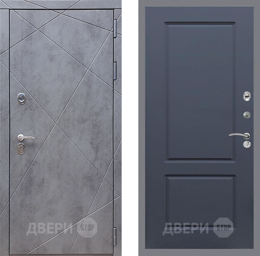 Дверь Стоп Лучи ФЛ-117 Силк титан в Коломне