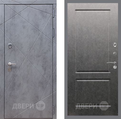 Входная металлическая Дверь Стоп Лучи ФЛ-117 Штукатурка графит в Коломне