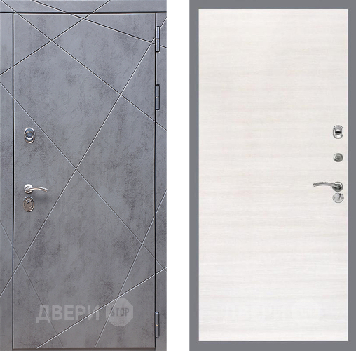 Дверь Стоп Лучи Гладкая Акация светлая в Коломне