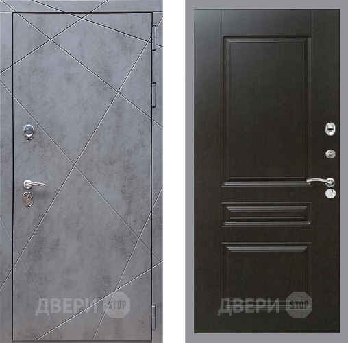 Дверь Стоп Лучи ФЛ-243 Венге в Коломне