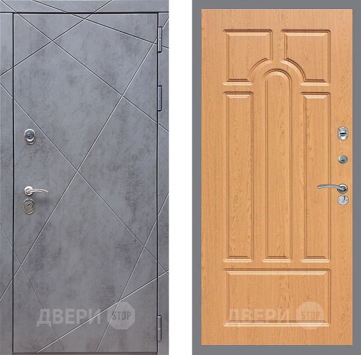 Входная металлическая Дверь Стоп Лучи ФЛ-58 Дуб в Коломне