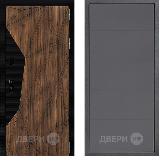 Дверь Дверной континент ДК-11 ФЛ-649 Графит софт в Коломне