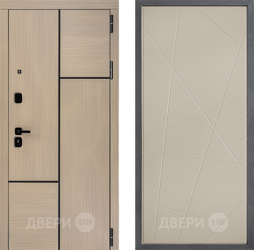 Входная металлическая Дверь Дверной континент ДК-14 ФЛ-655 Капучино в Коломне