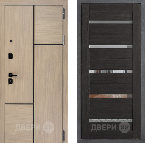 Входная металлическая Дверь Дверной континент ДК-14 ФЛ-47 Венге в Коломне