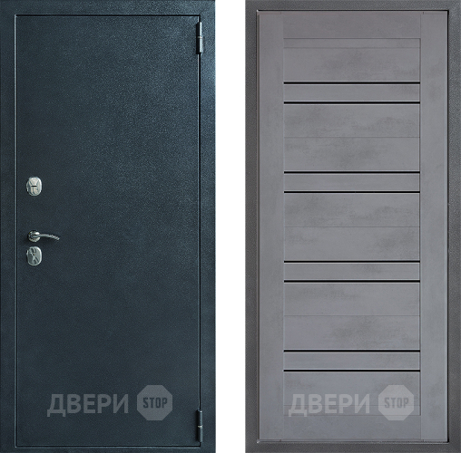 Дверь Дверной континент ДК-70 Дизайн ФЛ-49 Бетон серый в Коломне
