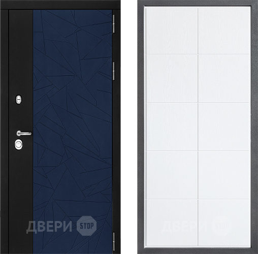 Входная металлическая Дверь Дверной континент ДК-9 ФЛ-Кватро Белое дерево в Коломне