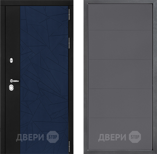 Дверь Дверной континент ДК-9 ФЛ-649 Графит софт в Коломне