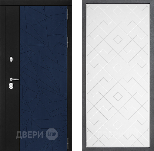 Входная металлическая Дверь Дверной континент ДК-9 ФЛ-Тиффани Белый софт в Коломне