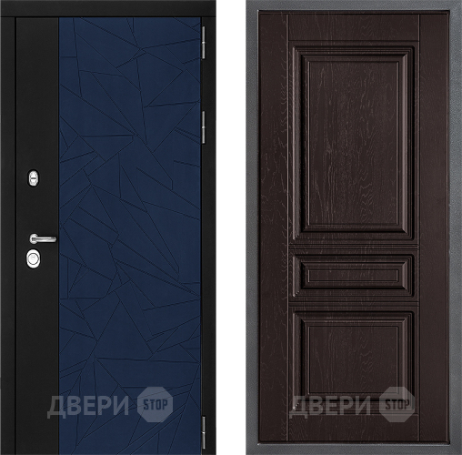 Входная металлическая Дверь Дверной континент ДК-9 ФЛ-243 Дуб шоколадный в Коломне
