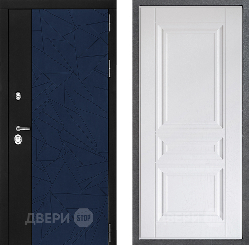 Входная металлическая Дверь Дверной континент ДК-9 ФЛ-243 Альберо Браш серебро в Коломне