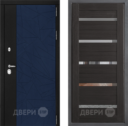Входная металлическая Дверь Дверной континент ДК-9 ФЛ-47 Венге в Коломне