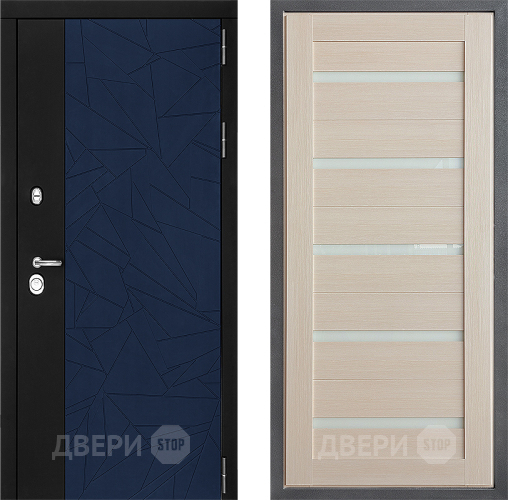 Входная металлическая Дверь Дверной континент ДК-9 ФЛ-47 Лиственница белая в Коломне