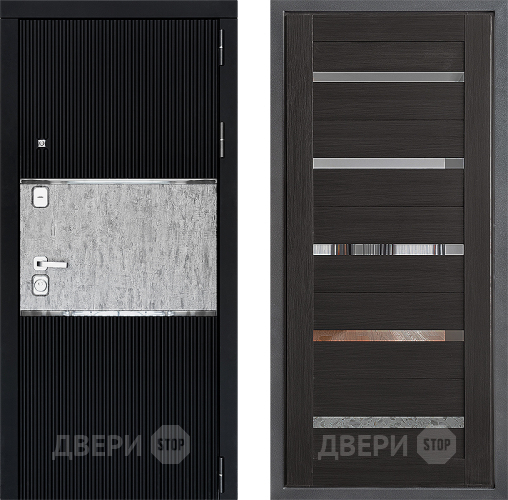 Входная металлическая Дверь Дверной континент ДК-13 ФЛ-47 Венге в Коломне