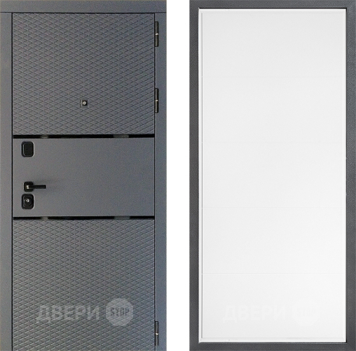 Дверь Дверной континент Диамант Дизайн ФЛ-649 Белый софт в Коломне
