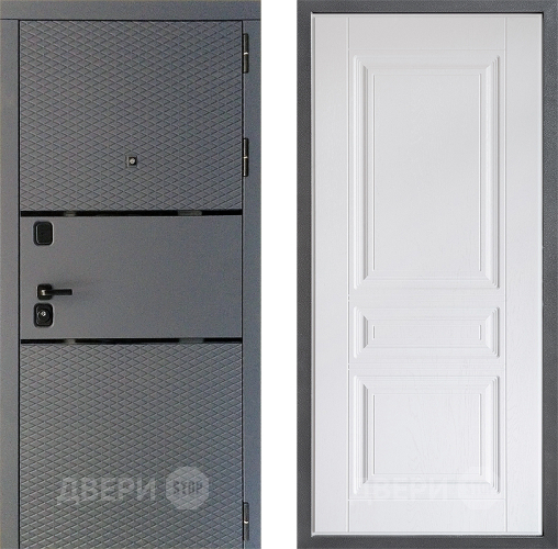 Входная металлическая Дверь Дверной континент Диамант Дизайн ФЛ-243 Альберо Браш серебро в Коломне