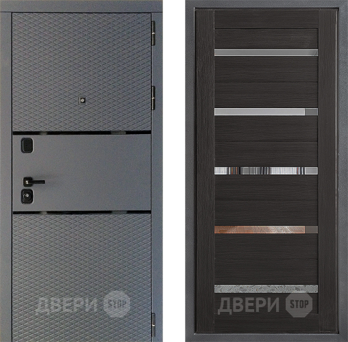 Дверь Дверной континент Диамант Дизайн ФЛ-47 Венге в Коломне